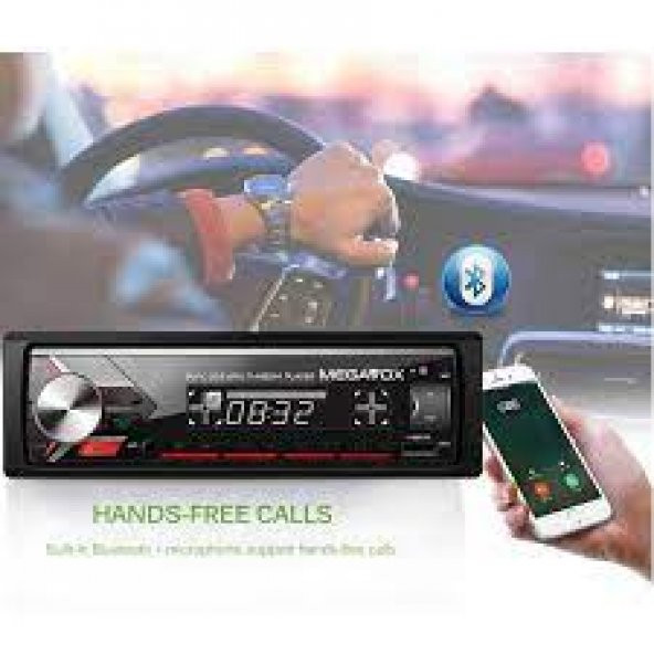 Megavox MGX- 453 454 546 BT/USB/AUX/SD/FM/MP3 4x60 Watt Oto Teyp - 2