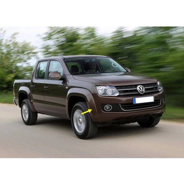 VW Amarok 2010-2016 Ön Sağ Tampon Çamurluk Eki 2HH853728 2H7853728B