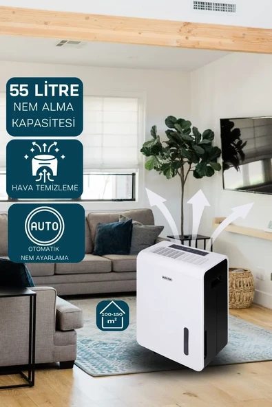 Kurutek KT55A Ev Tipi Nem Alma Cihazı - 5