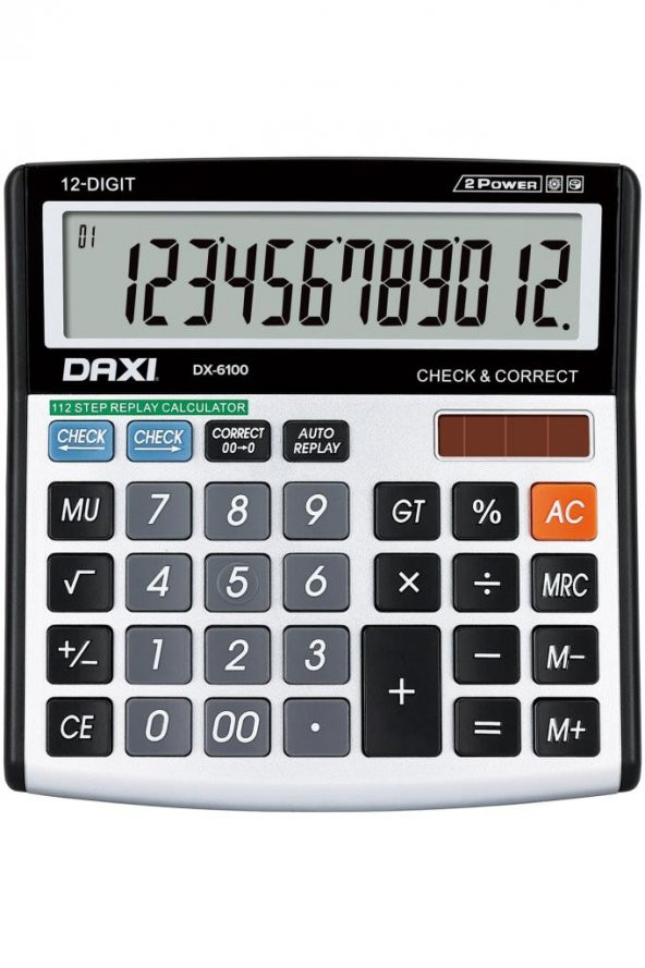 Daxi Dx-6100 12 Haneli Hesap Makinesi