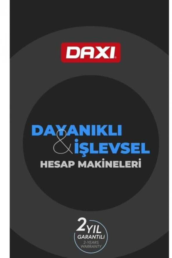 Daxi X-200 Pembe Masaüstü Hesap Makinesi 12 Haneli - 5
