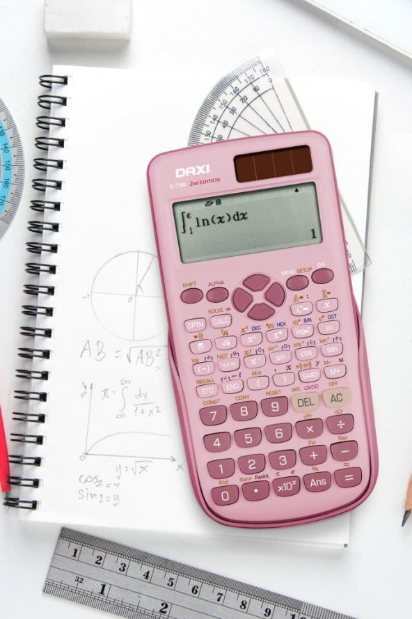 Daxi X-700 Pembe Bilimsel Hesap Makinesi 552 Fonksiyon - 2