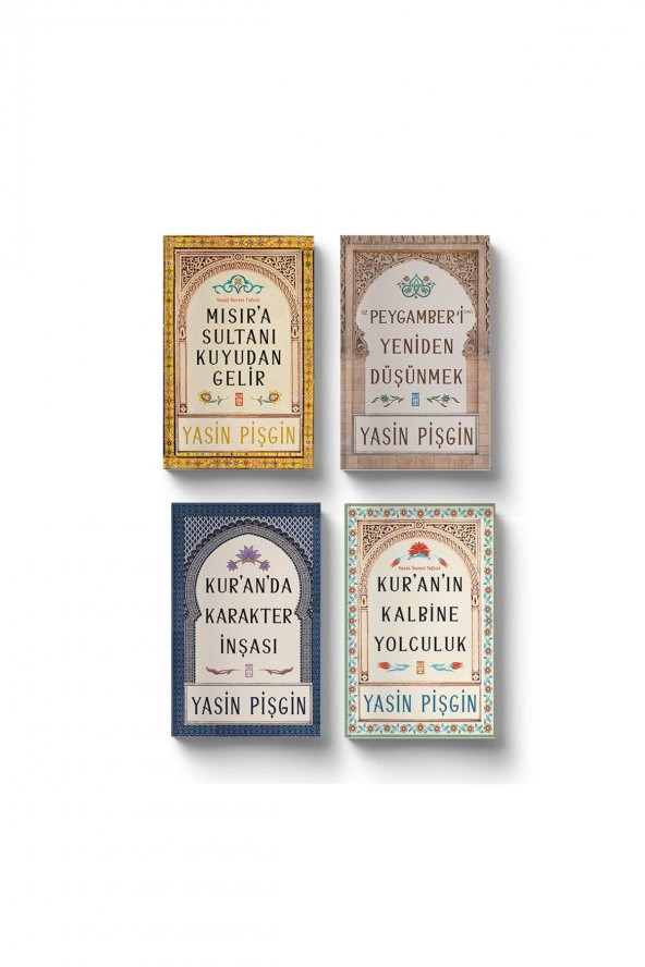 Yasin Pişgin Seti (4 Kitap) - Mısıra Sultanı Kuyudan Gelir - Hz. Peygamberi Yeniden Düşünmek/timaş