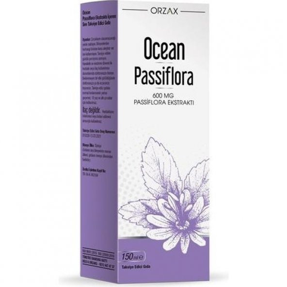 Ocean Passiflora Şurup 150 ml 8697595872918