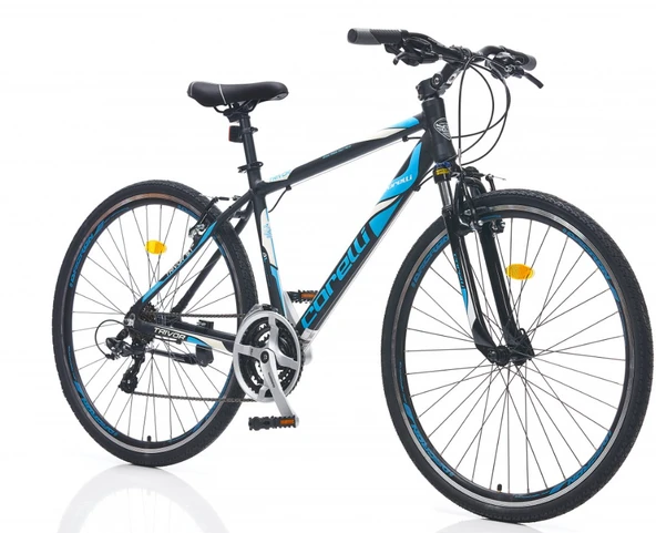 CORELLİ TRİVOR 5.1 28" CITY ERKEK V FREN SHIMANO STEF 41 21 VİTES GRİ MAVİ - 3