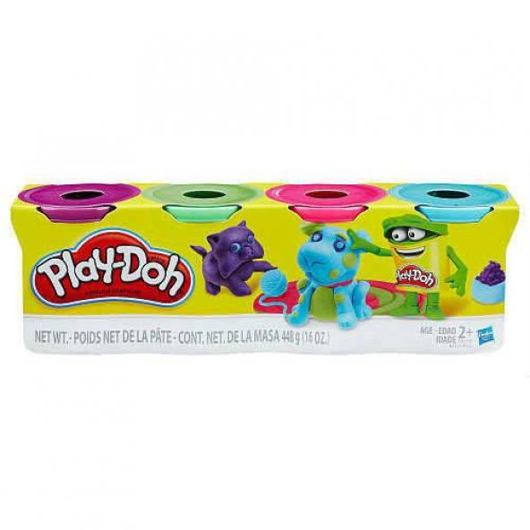 HASBRO PLAY-DOH OYUN HAMURU 4 RENK 448GR B5517