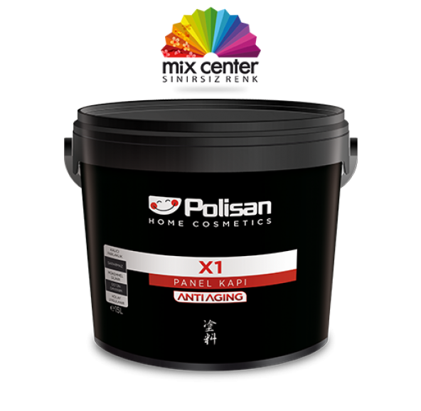 X1 Polisan Panel Kapı Boyası Beyaz Renk