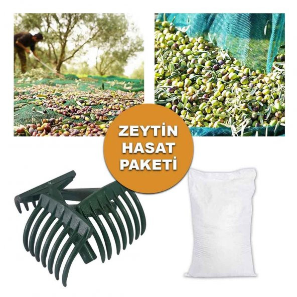 ZEYTİN HASAT PAKETİ 4X6 ZEYTİN SERGİSİ, 3 ADET ZEYTİN TIRMIĞI, 50X80 MAT ÇUVAL ZEYTİN TOPLAMA EKİPMANLARI