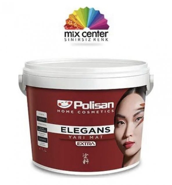 POLİSAN ELEGANS EXTRA Y.MAT 2,5 LT(3,5kg) MARJİNAL GRİ RENK