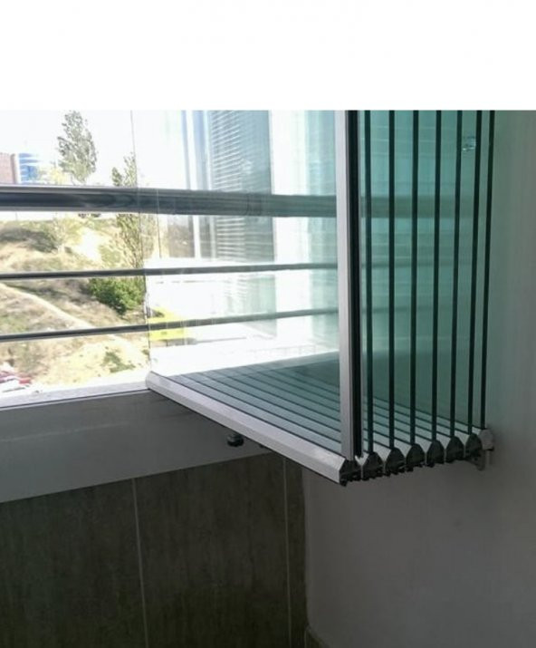 Cam Balkon Fitili Büyük H Alüminyum Fitil 2,5 Mt (8mm Cam İçin) - 3