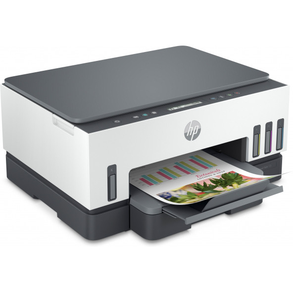 Hp Smart Tank 720 Fotokopi Tarayıcı Wi-Fi Airprint Çift Taraflı Renkli Tanklı Yazıcı 6Uu46a - 6