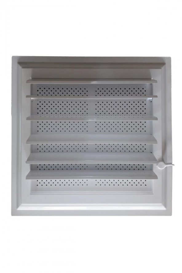Plastik Menfez 45x45 Yapışkan Bantlı Beyaz - 2