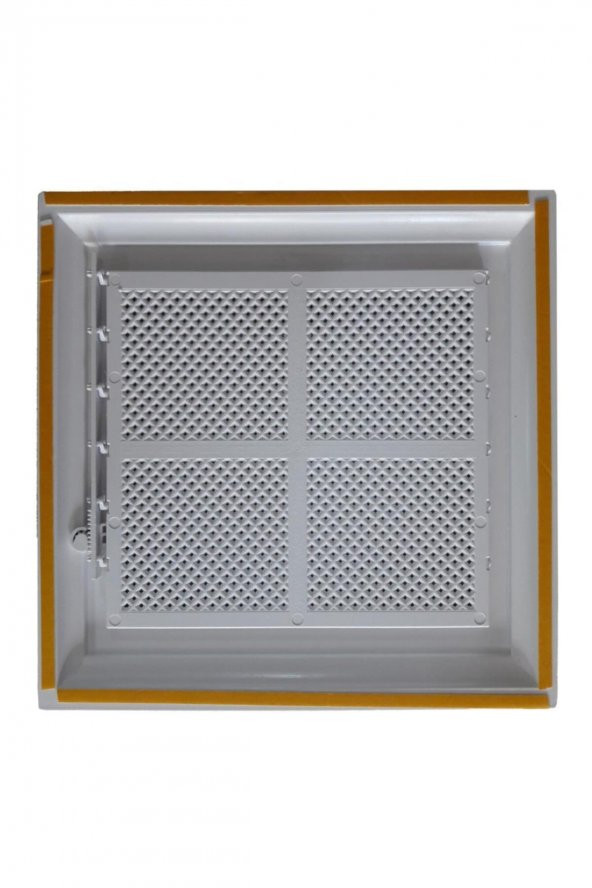 Plastik Menfez 45x45 Yapışkan Bantlı Beyaz - 3