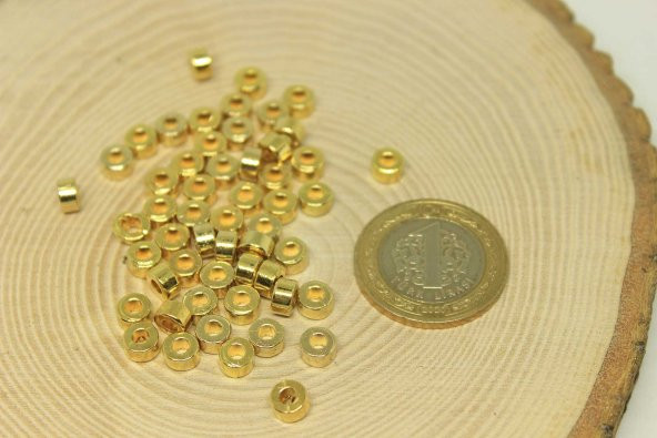 Altın Renkli Metal Ara Malzeme10 adet (24055)