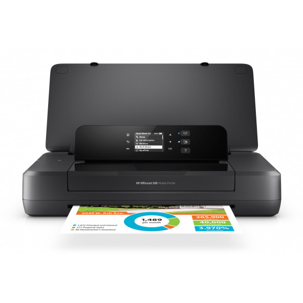 HP OfficeJet 202 Wi-Fi A4 Renkli Taşınabilir Yazıcı N4K99C - 2