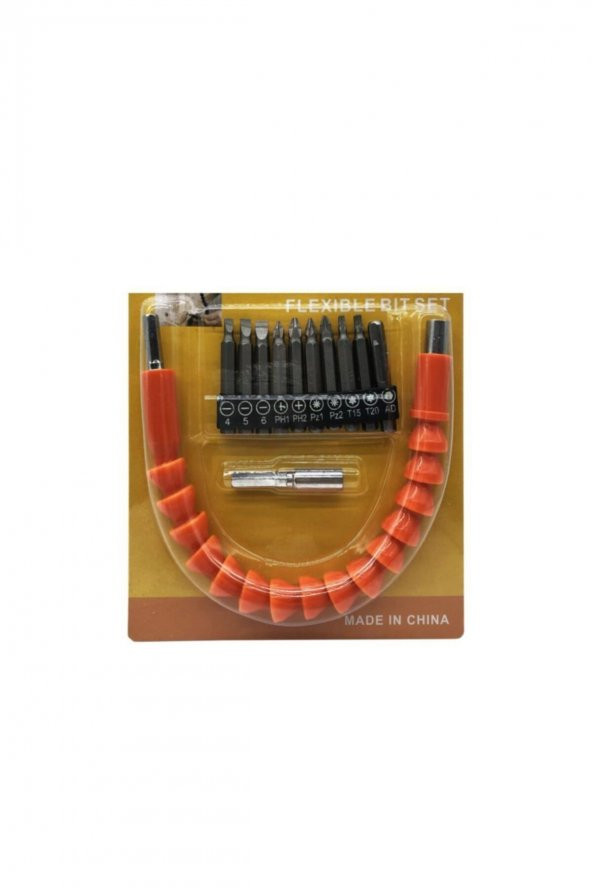 Flex Bükülebilir Esnek Bits Uzatma Adaptörü Bits Seti 12 Parça - 2