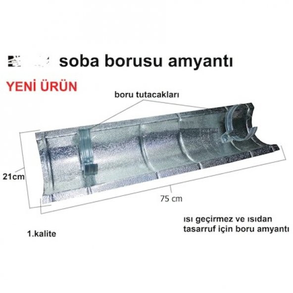 Isıkes Soba Borusu Tavan Isı Koruyucu - 2