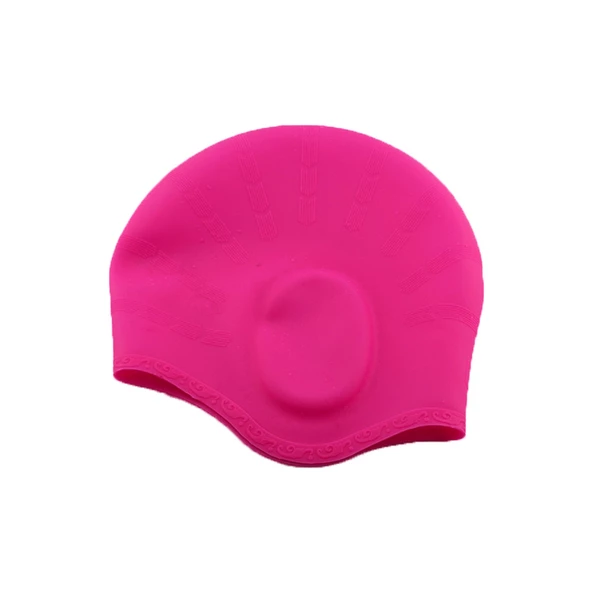 Siyah Silikon Renkli Bone Düzrenk Slikon Bone  Pembe Standart - Resim 3