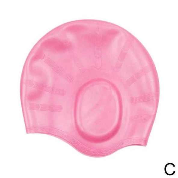 Siyah Silikon Renkli Bone Düzrenk Slikon Bone  Pembe Standart - Resim 2