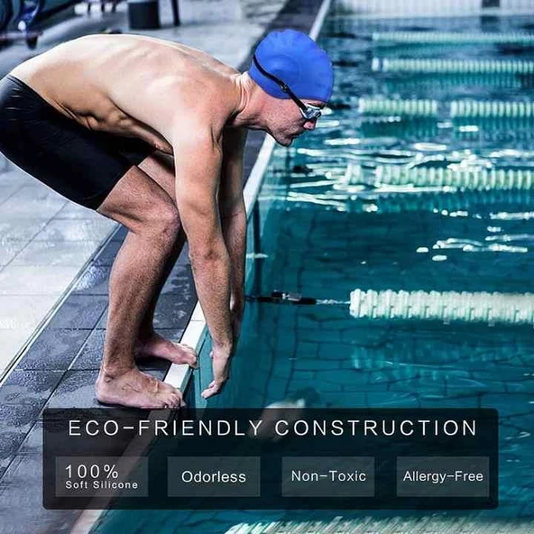 Siyah Silikon Renkli Bone Düzrenk Slikon Bone Mavi Standart - 4