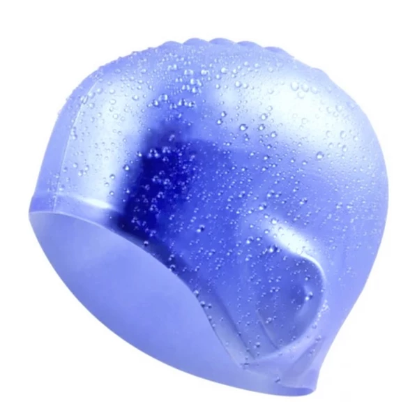 Siyah Silikon Renkli Bone Düzrenk Slikon Bone  Açık Mavi Standart - 5