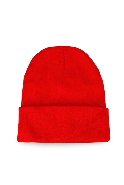 Neon Turuncu Basic Bere Unisex  Turuncu Bere  Haki Standart - 12