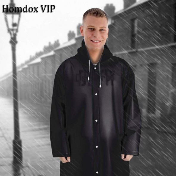 Marlux Unisex Yağmurluk MRC-801 SİYAH - 3