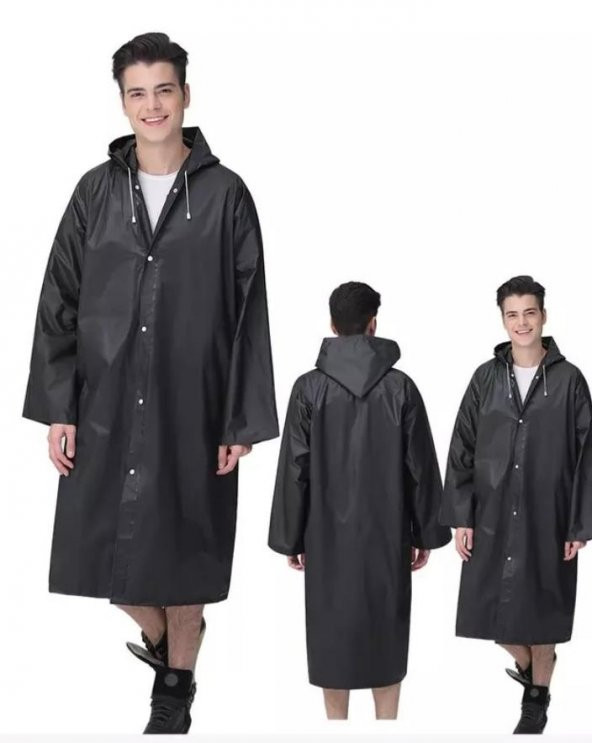 Marlux Unisex Yağmurluk MRC-801 SİYAH - 4