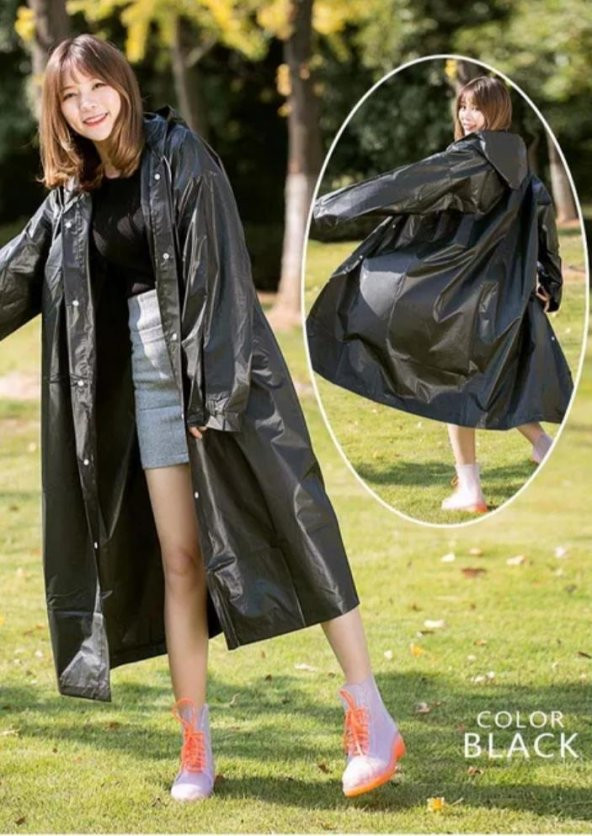 Marlux Unisex Yağmurluk MRC-801 SİYAH - 5