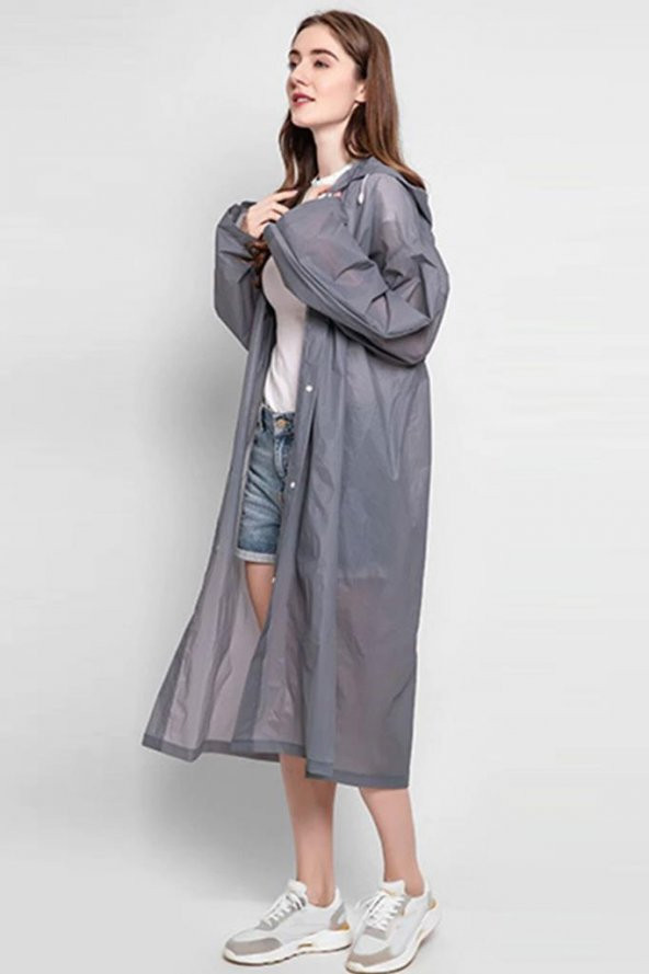 Marlux Unisex Yağmurluk MRC-801  Gri - 5