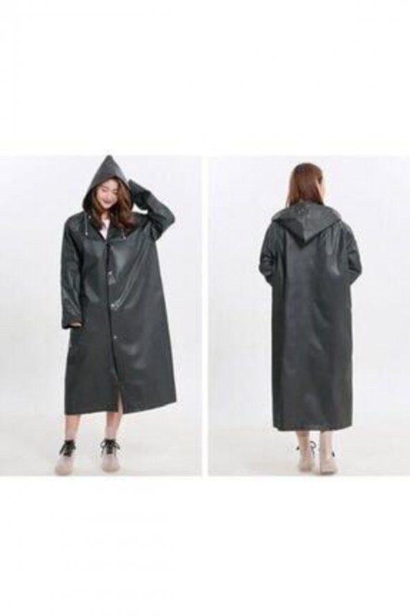 Raıncoat Yağmurluk - Siyah  BEYAZ-SARI-PEMBE-SİYAH-GRİ XL