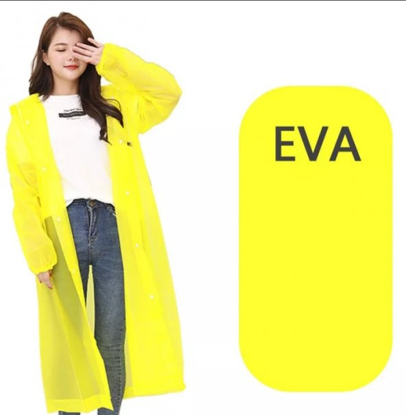 Marlux Raincoat Eva Yağmurluk   Sarı Tek Ebat - 5