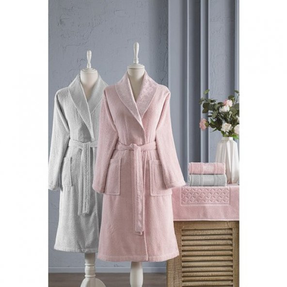 ÖZDİLEK BLOSSOM HAPPY SET PEMBE-GRİ - 3