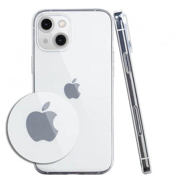 FitCase iPhone 14 Plus Kılıf Kamera Korumalı Silikon Şeffaf Arka Kapak - 2