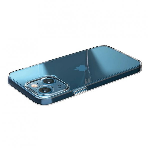 FitCase iPhone 14 Plus Kılıf Kamera Korumalı Silikon Şeffaf Arka Kapak - 4