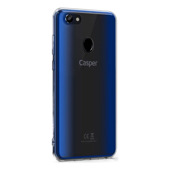 Casper VIA G3 Kılıf Kamera Korumalı Silikon Şeffaf Arka Kapak