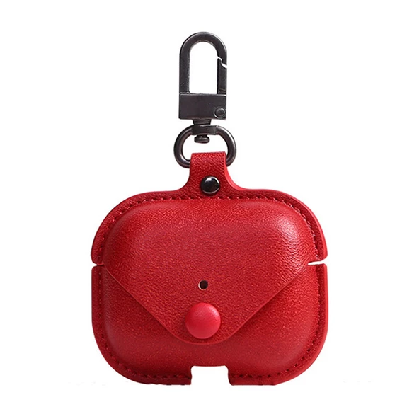 FitCase Apple AirPods 3 Uyumlu Kılıf Borsa Kapaklı Askılı - 4