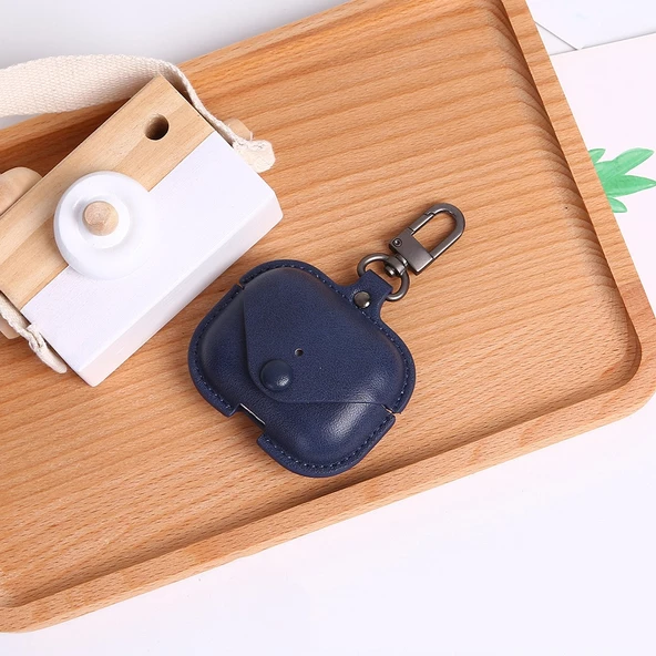 FitCase Apple AirPods 3 Uyumlu Kılıf Borsa Kapaklı Askılı - 12