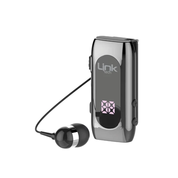LinkTech V80 Bluetooth Kulaklık Ekranlı Makaralı Titreşimli - 2