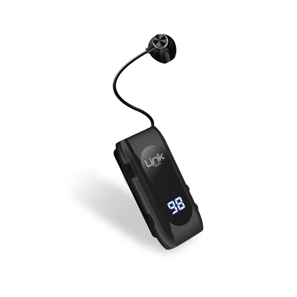 LinkTech V80 Pro Bluetooth Kulaklık Ekranlı Makaralı Titreşimli - 4
