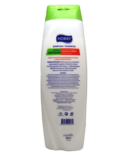 Hobby Sarımsak Özlü Şampuan 600 ml - 2