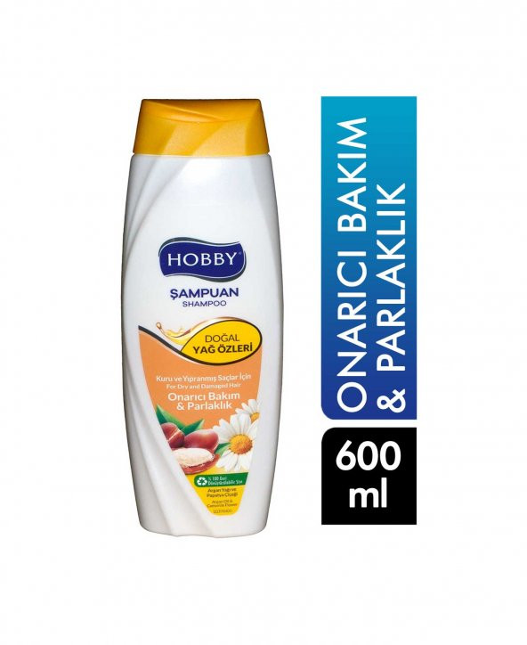 Hobby Onarıcı Bakım & Parlaklık Şampuan 600 ml