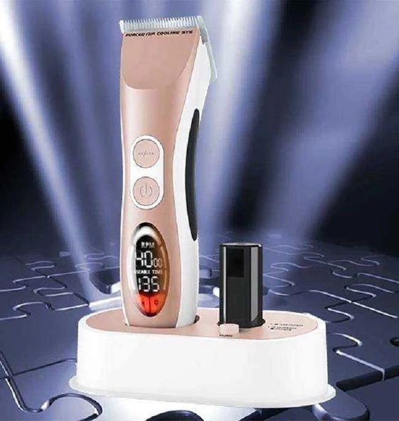 Profesyonel Akülü Şarjlı Veteriner Köpek Kedi Traş Makinesi CAC-868 - 6