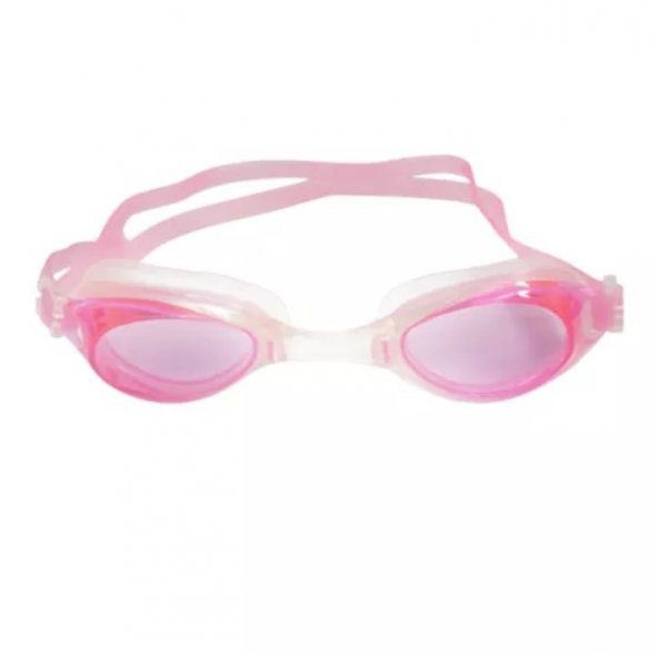 Mavi Çocuk Yüzücü Gözlüğü Havuz Deniz Gözlüğü 9-14  yaş  Pembe