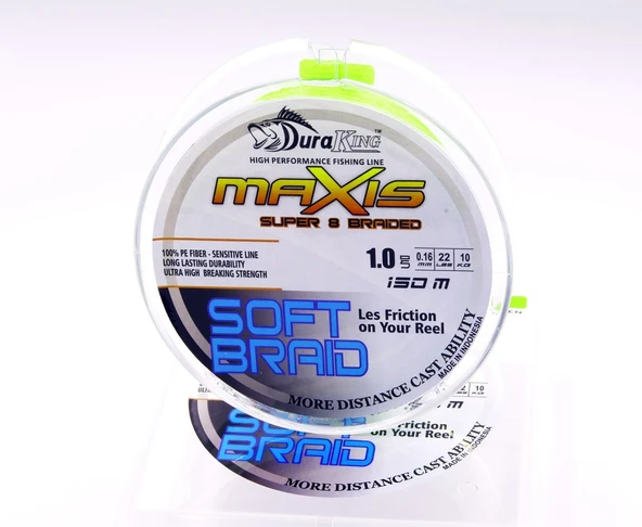 DURAKİNG MAXİS S.SOFT 8X 150MT İP MİSİNA - 5