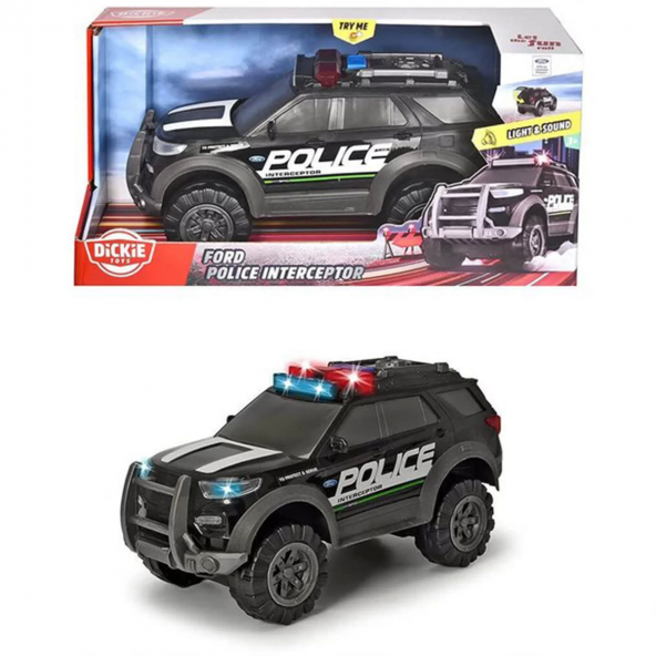Dickie Toys Ford Interceptor Polis Arabası - 2