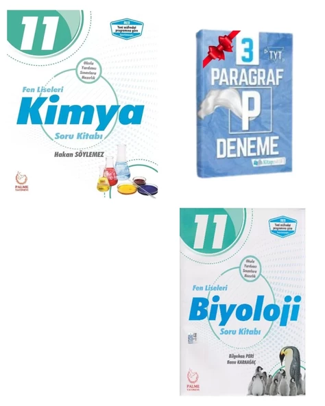 11. Sınıf Fen Liseleri Kimya Biyoloji Soru Kitabı