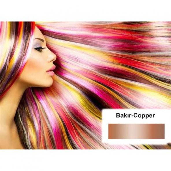 GiftMatikCenter Color BAKIR Geçici Hızlı Sprey Saç Boyası 717275