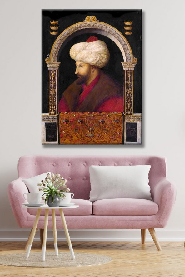 Gentile Bellini - Fatih Sultan Mehmet - 105998 -  Dekoratif Duvar Kanvas Tablo