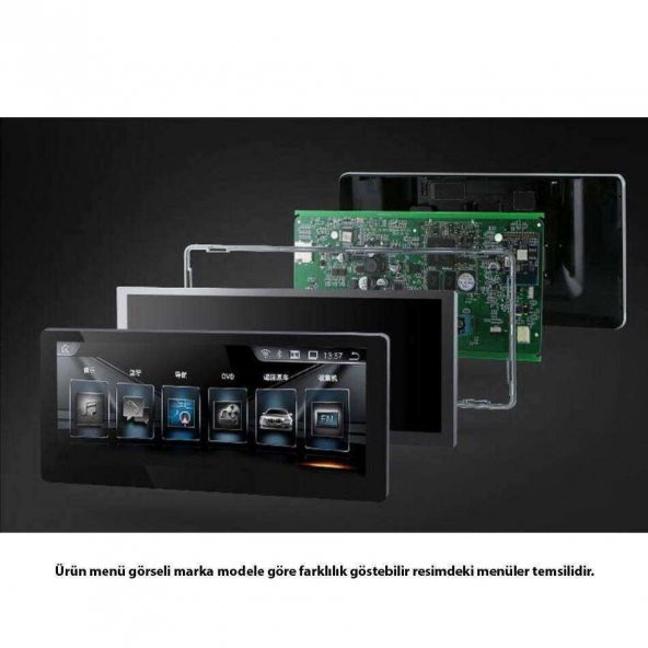 BMW E83 X3  Anroid NBT 4 Ram 64 Hafıza I Driver Qualcomm İşlemci 8 Çekirdek 4G Kablosuz CarPlay 10.25 İnç 2004-2009 - 5